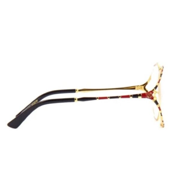 GUCCI Demo Round Ladies Eyeglasses GG0596OA 003 58 - Picture 7 of 12